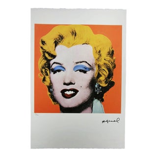1980s Andy Warhol "Marilyn" Limited Series Lithograph For Sale