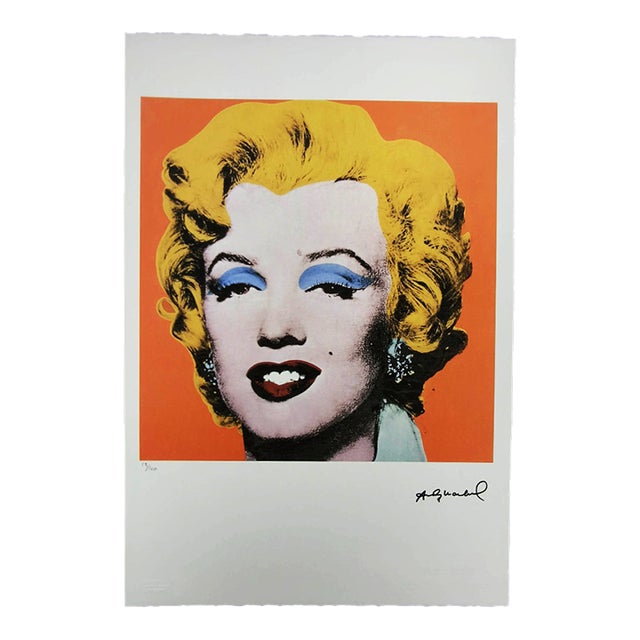 1980s Andy Warhol "Marilyn" Limited Series Lithograph For Sale