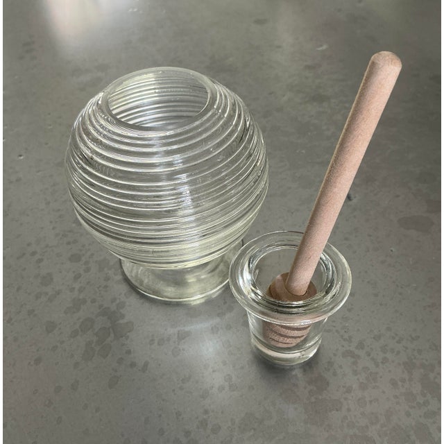 Vintage Art Deco Glass "Beehive" Bud Vase – 2-Piece Set For Sale - Image 16 of 17