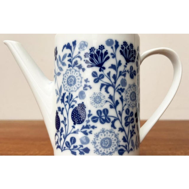 Mid-Century German Ceramic Tea or Coffee Pot Series Hamburg Form 20 Decor Blumenspiel by Lieselotte Kantner for Melitta, 1960s For Sale - Image 18 of 18