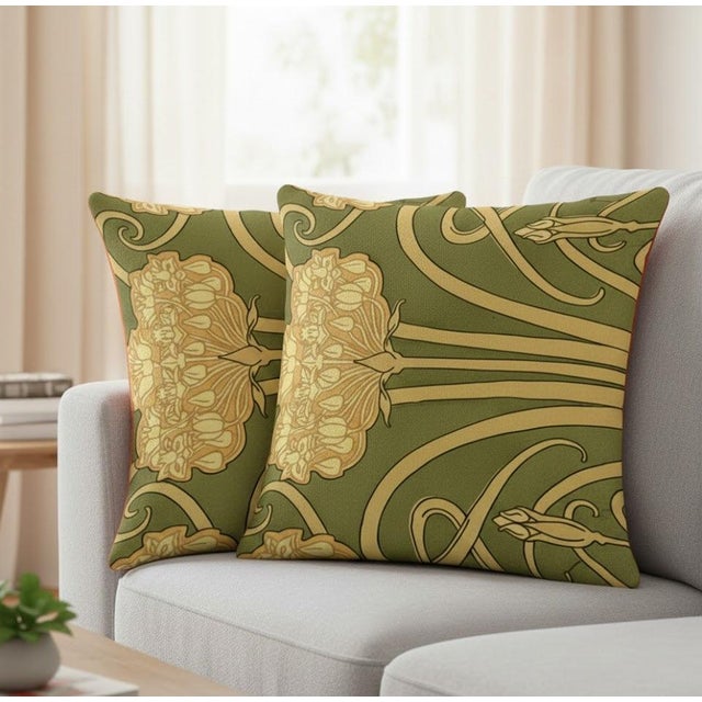 Mid-Century Modern Exquisite Luxury Mid-Century Modern Sofa Cushions / Pillows For Sale - Image 3 of 5