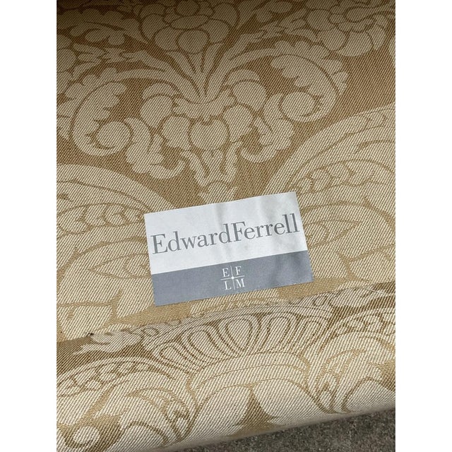 Vintage Edward Ferrell Jacquard Fleur De Lys Knole Sofa For Sale - Image 11 of 13