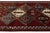 Cream Vintage Hand-Knotted Hamadan Long Runner Rug With Inscriptions & Tribal Geometric Diamonds For Sale - Image 8 of 9
