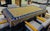 Navy Mid 20th Century Never Used Ghabani Embroidered Tablecloth For Sale - Image 4 of 9