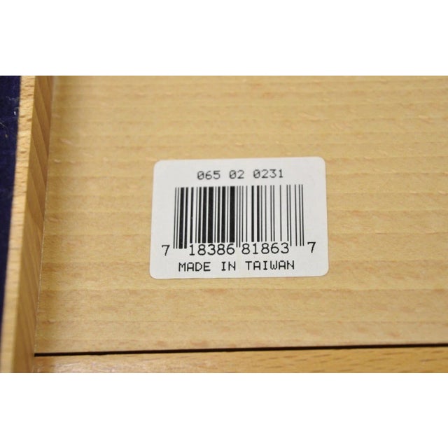1990s Michael Graves Postmodern Chess & Checkers Set Maple Wood Modern Board For Sale - Image 10 of 12