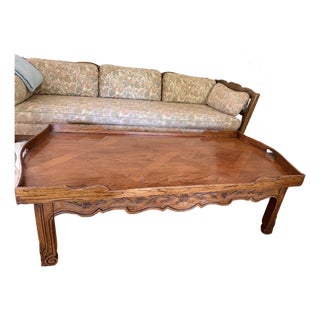 1960s Drexel Heritage Cabernet French Country Cofee Table For Sale