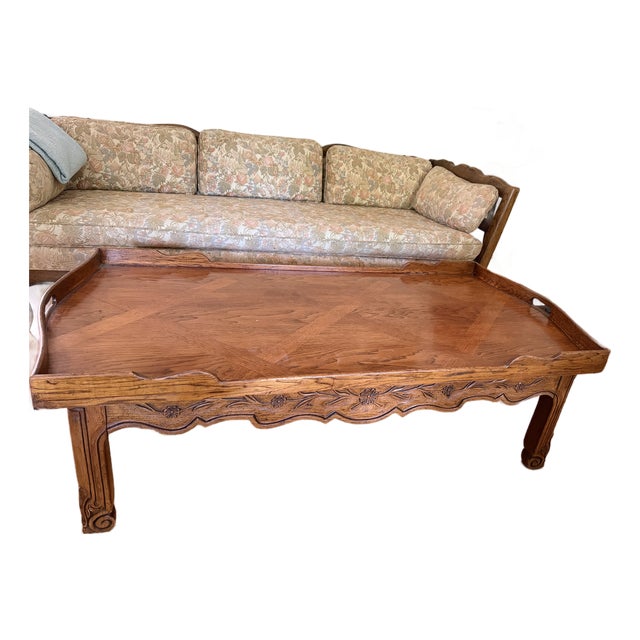 1960s Drexel Heritage Cabernet French Country Cofee Table For Sale
