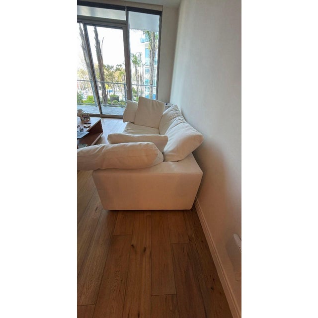 Modern Restoration Hardware Cloud 7-Foot Sofa For Sale - Image 3 of 4