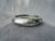 Vintage glass starburst, sterling silver bead rimmed champagne, wine coaster. Frank Whiting & Co. Coaster measures 6 3/4"...