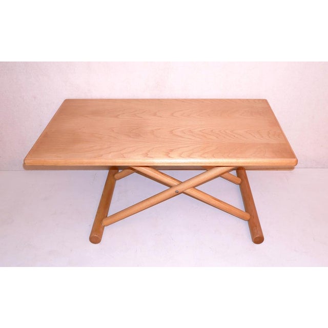 Coffee Table in Ash, Italy, 1970s For Sale - Image 5 of 7