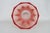 Mid-Century Modern Peach Pink Pressed Glass Vase Wide Opening 10 Panel Ribbed Design Vintage 4756b For Sale - Image 3 of 12