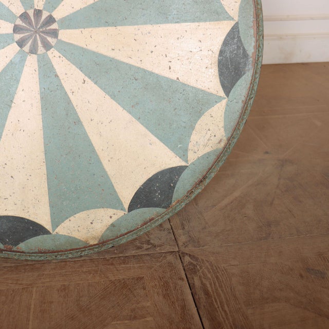 English Decorated Lamp Table, 1890s For Sale - Image 12 of 16