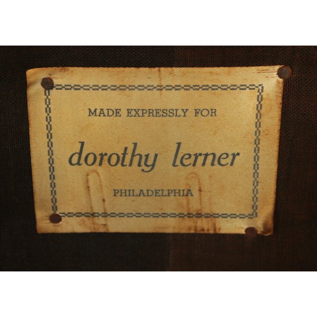 White Dorothy Lerner Mid Century Modern Armchairs (B) - A Pair For Sale - Image 8 of 13