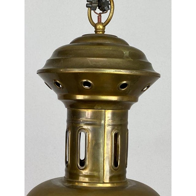 Large Industrial Hanging Lamp, 1930s For Sale - Image 6 of 9