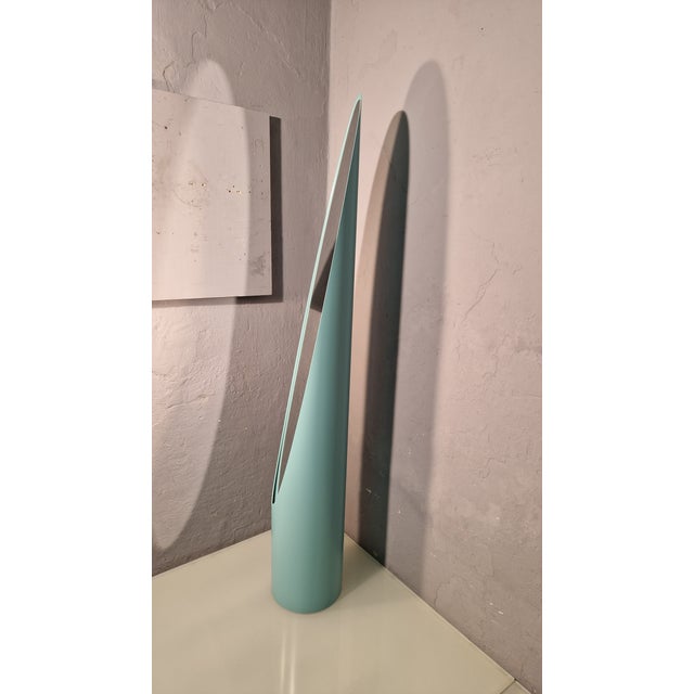 Floor Mirror in Light Blue For Sale - Image 5 of 15