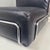 Metal Italian Modern Square Lounge Chair in Black Leather and Metal, 1980s For Sale - Image 7 of 14