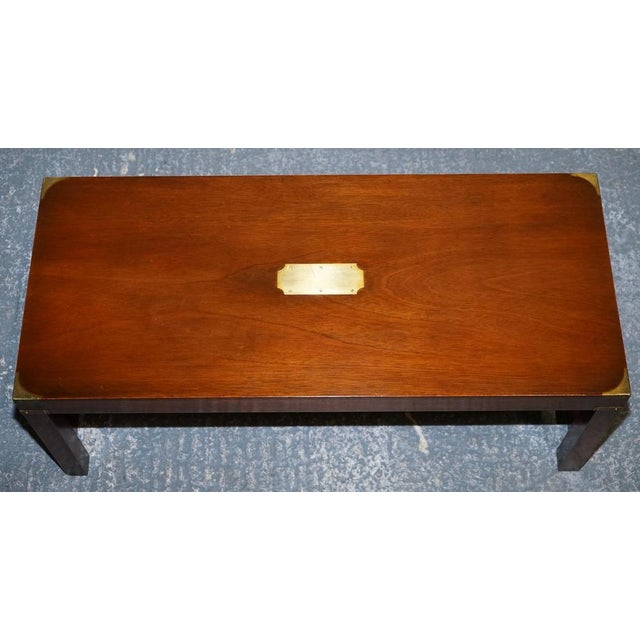 Vintage Military Campaign Coffee Table from R.E.H Kennedy For Sale - Image 12 of 17
