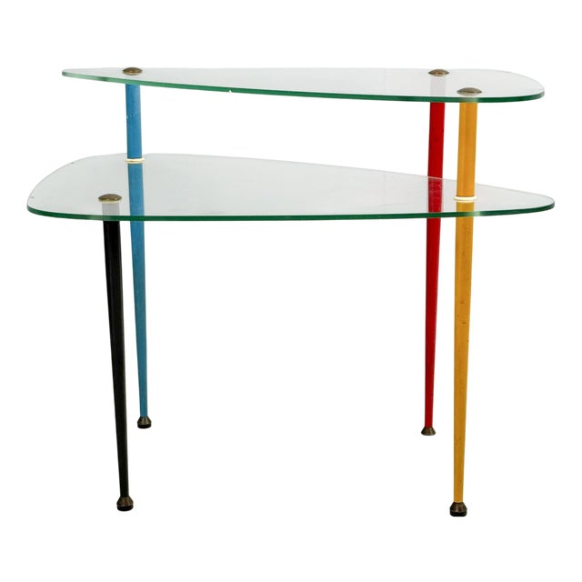 Arlecchino Side Table by Edoardo Paoli for Vitrex, 1950s For Sale