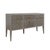 Contemporary Matthew Izzo Home Palmer Fluted Sage Green Six Drawer Buffet With Brass Knobs For Sale - Image 3 of 6