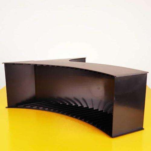 Wood Mid-Century Modern CD Holder in Metal For Sale - Image 7 of 8