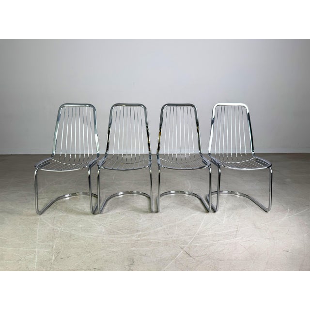 Flynn Chairs by Gastone Rinaldi, Italy, 1970, Set of 4 For Sale - Image 5 of 8