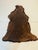 Beautiful deep chocolate brown color silky soft shearing fur natural organic throw.