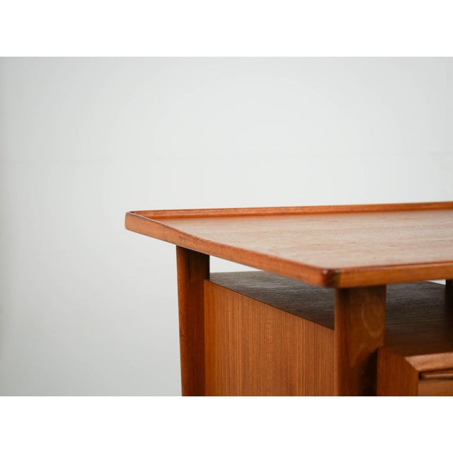 1960s Vintage Teak Desk by Peter Løvig Nielsen, 1960s For Sale - Image 5 of 12