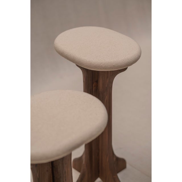 Brutalist Bar Stools, 1960s, Set of 4 For Sale - Image 12 of 17