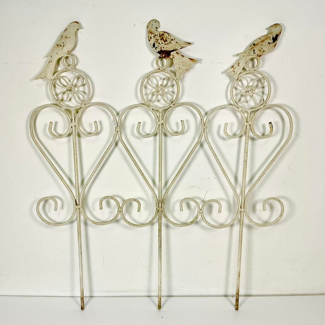 Art Nouveau 1940s Vintage Art Nouveau Boho Chic Arts & Crafts Garden Ornaments, Planter Bed Edging - Set of 4 For Sale - Image 3 of 18