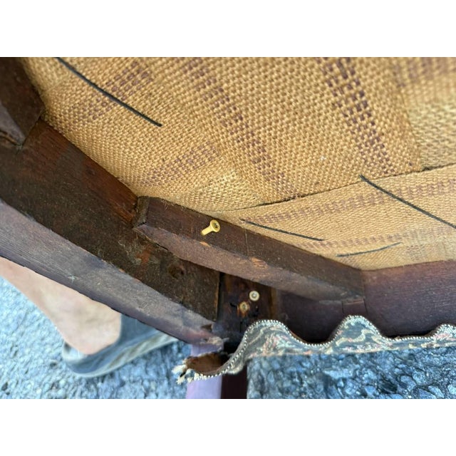 Antique Federal Mahogany Square Shield-Back Side Chair For Sale - Image 11 of 16