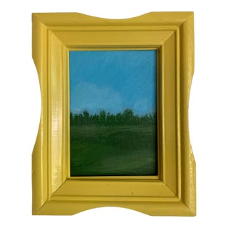 2020s Impressionist Style Original Landscape Painting on Canvas, Framed For Sale