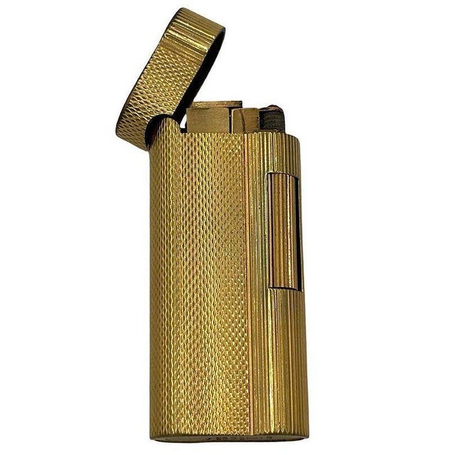 Modern Dunhill S-Type Gold Plated "Rollagas" Lighter, Circa 1970 For Sale - Image 3 of 9