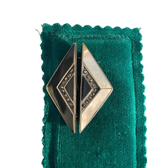 Metal Art Deco Brooch, Early 20th Century For Sale - Image 7 of 7