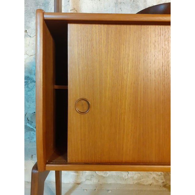 Mid-Century Norwegian Freestanding Ergo Unit in Teak attributed to John Texmon for Blindheim, 1961 For Sale - Image 14 of 17