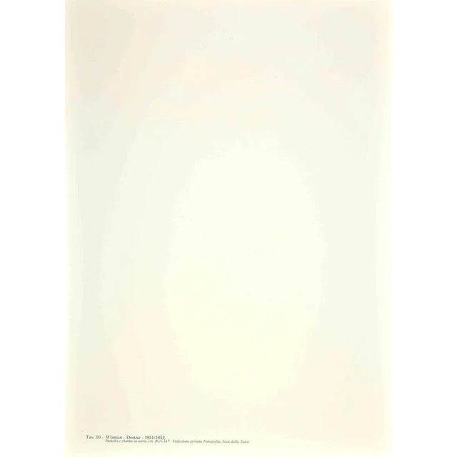 Woman is an offset and lithograph print realized on Fabriano Paper after a drawing by Willem De Kooning of 1952. The print...