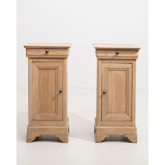 19th Century Pair Of Oak Louis Philippe Side Tables For Sale - Image 13 of 14