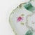 Antique Green and Gold Floral Porcelain Vanity Tray - Hand-Painted Oval Dish For Sale - Image 9 of 10