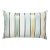 The House of Scalamandré Charlotte Stripe Lumbar Pillow, Celadon For Sale