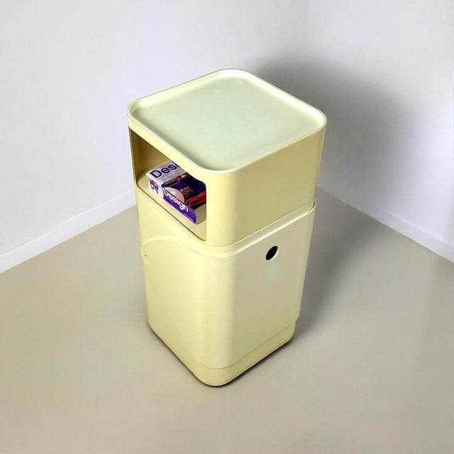 Plastic Componibili Laundry Basket and Storage Box by Anna Castelli Ferrieri for Kartell, 1960s, Set of 2 For Sale - Image 7 of 18