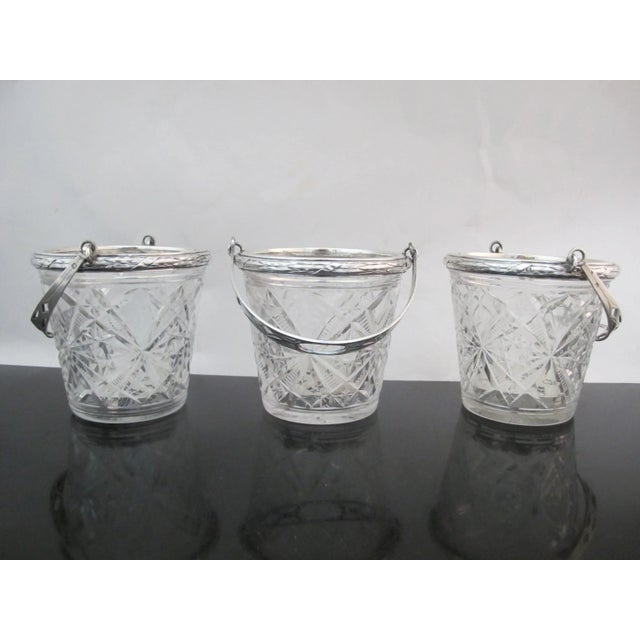 Gregoire & Cordonnier 19thc French Cut Glass & Sterling Silver Ice Bucket For Sale - Image 13 of 13