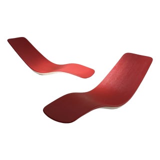 Eurolax Chaise Lounges by Charles Zublena, 1960s, Set of 2 For Sale