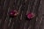 Contemporary The Gar: Natural Garnet Stud Earrings in Yellow Gold, 2 Pieces For Sale - Image 3 of 4