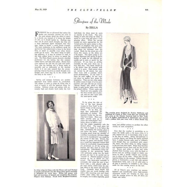 The Club-Fellow May 29, 1929 For Sale - Image 10 of 11