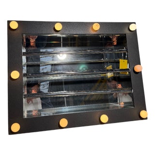 Vintage Illuminated Wall Mirror Sculpture by Loredana Longo For Sale