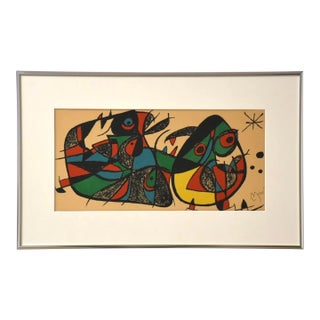1960s After Joan Miró Lithograph Titled 'Miró Escultor, Italy' For Sale