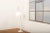 Model 4055 Height-Adjustable Floor Lamp in White Metal with Plastic Hemisphere Shade by Luigi Bandini Buti for Kartell, 1965 For Sale - Image 9 of 10