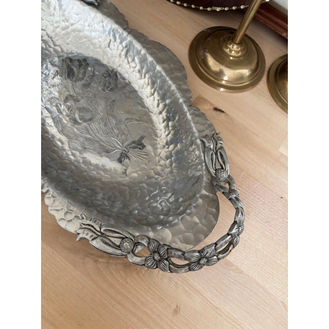 Sculpture Materials Ornate Gold Frame With Duck Print For Sale - Image 7 of 8