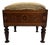 Antique Pinwheel Inlaid Footstool For Sale