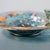 Late 19th Century Moser Turquoise Blue Glass Enameled Butterfly Bowl For Sale - Image 9 of 17
