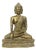 Unknown, Seated Buddha Statue Sculpture, Brass For Sale